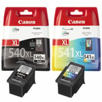 Canon Pg540xl Black & Cl541xl Colour Ink Cartridges For Pixma Mg3650 Printers