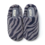 JOMIX Chaussons Femme Hiver Pantoufles Femme Confortable Chaud Doux Chaussons Fourrure Femme Mémoire Mousse pour Maison Hiver (Bleu, 36)