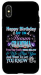 iPhone X/XS Happy Heavenly Birthday My Grandma, Memory Of My Grandma Case