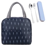 Insulated Lunch Bag Thermal Bag Cool Bag for Adults/Men/Women, Portable Lunch Box Holder Cooler Bag for Lunch/Foods & Drinks/Picnic/School/Office Work
