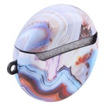 Hemobllo Marble Earphones Case Cover Marble Headset Protective Cover Round Shape Compatible with Huawei Freebuds 3 (Colorful)