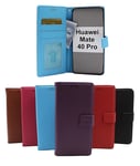 New Standcase Wallet Huawei Mate 40 Pro (Svart)