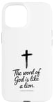 Cadeau Charles Spurgeon The Word of God Lion pour homme, femme et enfant Coque pour iPhone 15