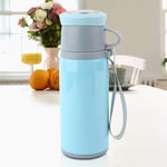 Omabeta 350ml Thermo Cup Thermal Bottle Double Wall Vacuum Flask for Hot & Cold Drinks for Home(blue)