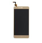 LCD-display + Touch Unit Lenovo K6 Note - Guld