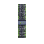 Apple Nike-sportloop i Bright Green/Blue, 45 mm
