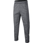 Nike Boys' Therma Graphic Tapered Trousers, Dark Grey/Pure/White, X-Large