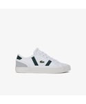 Lacoste Womenss Sideline Pro Trainers in Green - White - Size UK 8
