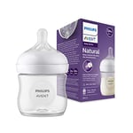 Philips Avent Biberon à Réponse Naturelle de 125 ml pour nouveau-né, sans BPA, 0 mois et plus (modèle SCY900/01)