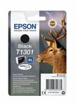 Epson T1301, DuraBrite Ultra Stag Black Ink Jet Printer Cartridge, C13T13014012
