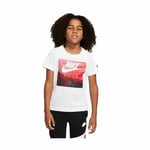 Børne Kortærmet T-shirt Nike Air View Hvid 7 år