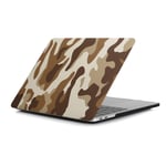 Macbook Pro 15.4-tum 2016 med touch (A1707) skyddsskal plast tryck på - Kamoflage brun