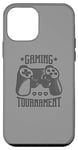 Coque pour iPhone 12 mini Design de tournoi gamer avec manette et cœurs - PC gamer