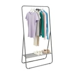 BLACK+DECKER Free Standing Clothes Rail with Easy Access Low Level Shelf