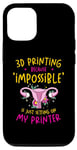 Coque pour iPhone 15 Pro Imprimante 3D Citation de costume d'impression drôle