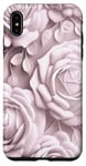 Coque pour iPhone XS Max rose. fleur. rose pâle. belle. jolies roses. art