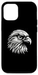 iPhone 15 Pro Falcon Bird Face Graphic Art Design Case