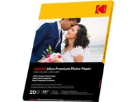 Kodak Photo Paper 13X18cm Ultra Premium Glossy 280G 20 Sheets