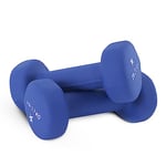 Yes4All Hex Neoprene Dumbbell Weights Set, 2.7 KG x 2