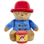 Rainbow Designs Bedtime Cuddles with Paddington Bear Set - Cuddleable Soft Teddy Toy & Marmalade Jar Nightlight - Calming Lullaby, Colour-Changing Moons & Stars