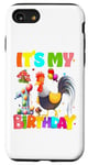 iPhone SE (2020) / 7 / 8 It's My Birthday Chicken 1th for Girls Chicken Dabbing Party Case