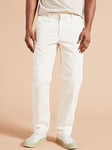 Levi's Xx Straight Fit Chino Trousers - Off White, Off White, Size 36, Inside Leg Regular, Men