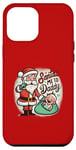 Coque pour iPhone 12 Pro Max Le Père Noël fait de moi la promotion de papa Christmas Baby Cry