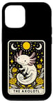 iPhone 14 Axolotl Stars and Moon Tarot Card Men Women Kids Salamander Case