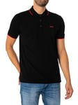 HUGODinoso222 Logo Slim Polo Shirt - Black