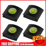 Camera Bubble Spirit Level Hot Shoe Cover for Canon Sony A7/RX10 (4pcs)