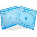 25 x Dragon Trading Amaray Double Blu-ray Case (Face on Face) 15mm Spine