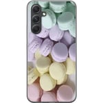 Samsung Galaxy S24 FE Transparent Mobilskal Macarons