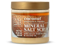 Dead Sea Scrub: Mineral Dead sea Salt & coconut oil Bath Body Scrub Large 660g