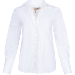 Sybel Satin Shirt - White