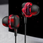 3.5mm Jack Wired Headphones Dynamic Headphones Heavy Bass Sports Music Gaming Headset Studio Headphones-in