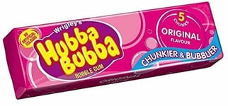 Hubba Bubba Original - 5 Pieces Per Pack - 35g - Pack of 6