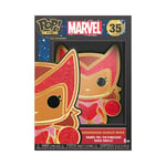Loungefly POP! Large Enamel Pin MARVEL: GINGERBREAD - Scarlet Witch - SCARLETT - Marvel Comics Enamel Pins - Cute Collectable Novelty Brooch - for Backpacks & Bags - Gift Idea