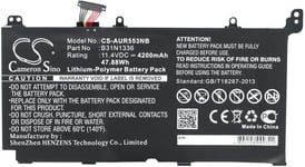 Kompatibelt med Asus Vivobook S551LA-CJ112H, 11.4V, 4200 mAh