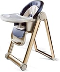 LADDER Chaise Haute de bébé Pliable Facile, Chaise Haute inclinable Ultra-Mince Pliante Simple portative multifonctionnelleXYQB
