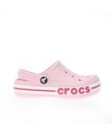 Crocs Girls Girl's Junior Bayaband Clogs in Pink - Size UK 2
