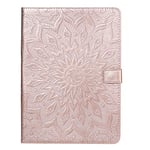 JIan Ying Case for iPad Pro 11 (2018/2020) Slim Lightweight Protective Protector Cover Rose Gold Sunflower