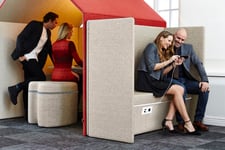 Götessons Sittmöbel Soffa Sound Booth Ryggstöd 60999 black