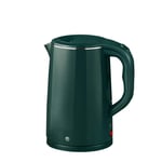 Naikaxn Kettle 1.8 L Household Electric Kettle Stainless Steel Water Heater Automatic Water Boiler Intelligent Constant Temperature (Color : Dark green)