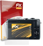 atFoliX 3x Screen Protection Film for Canon EOS M100 matt&shockproof