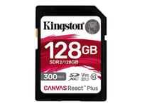 Kingston Canvas React Plus SDXC UHS-II Memory Card 128GB 300MB/s