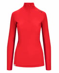 Tufte Wear Womens Polarflik Half Zip Grenadine/Pompeian Red