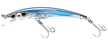 Yo-Zuri Crystal 3D Minnow Floating Lure, Blue Silver, 5-1/4-Inch