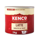 Kenco Latte Smooth & Silky Instant Coffee Powder Tin 1Kg - 61 Servings