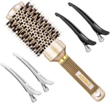 AIMIKE Round Brush, Nano Thermal Ceramic & Ionic Tech Hair Brush, Round Barrel