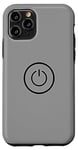 Coque pour iPhone 11 Pro Arrêt du bouton Power Icon Player On and Off